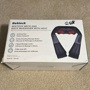 Brand New Nekteck Neck and back massager with heat